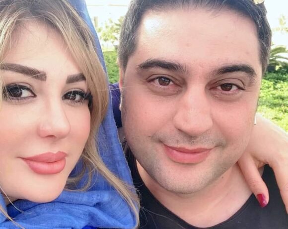 عکس بی حجاب و جنجالی نیوشا ضیغمی بازیگر معروف در آغوش همسرش