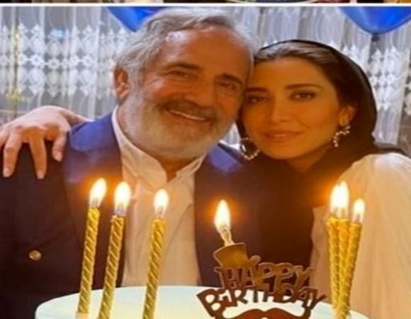 گلوریا هاردی و ساعد سهیلی در جشن تولد مجید مظفری