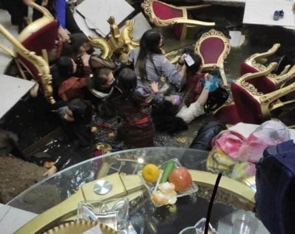 حادثه در تالار عروسی برای مهمانان نگون بخت