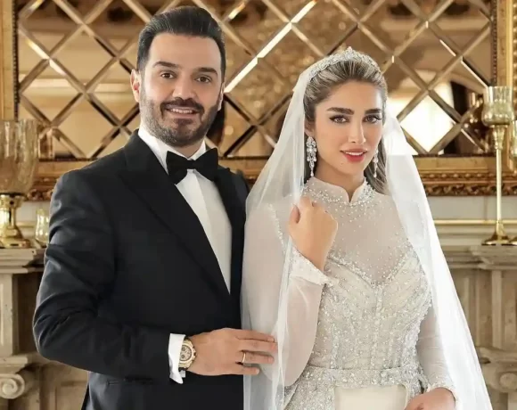 آناشید حسینی با دکترش ازدواج کرد