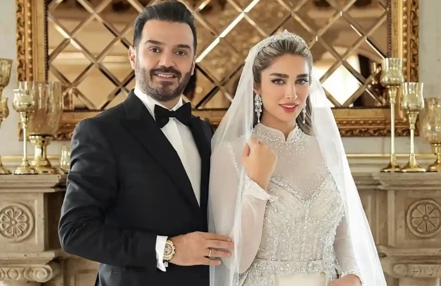 آناشید حسینی با دکترش ازدواج کرد