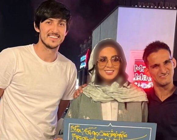 فیلم لو رفته رقصیدن سردار آزمون کنار لیلا بلوکات