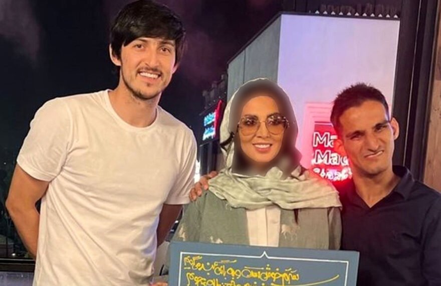 فیلم لو رفته رقصیدن سردار آزمون کنار لیلا بلوکات