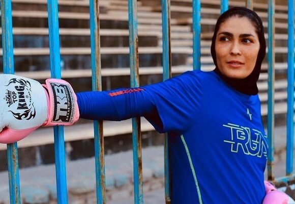 الهه منصوریان قهرمان جهان را ناک اوت کرد