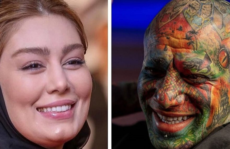 کتک خوردن سحر قریشی از امیر تتلو در خیابان