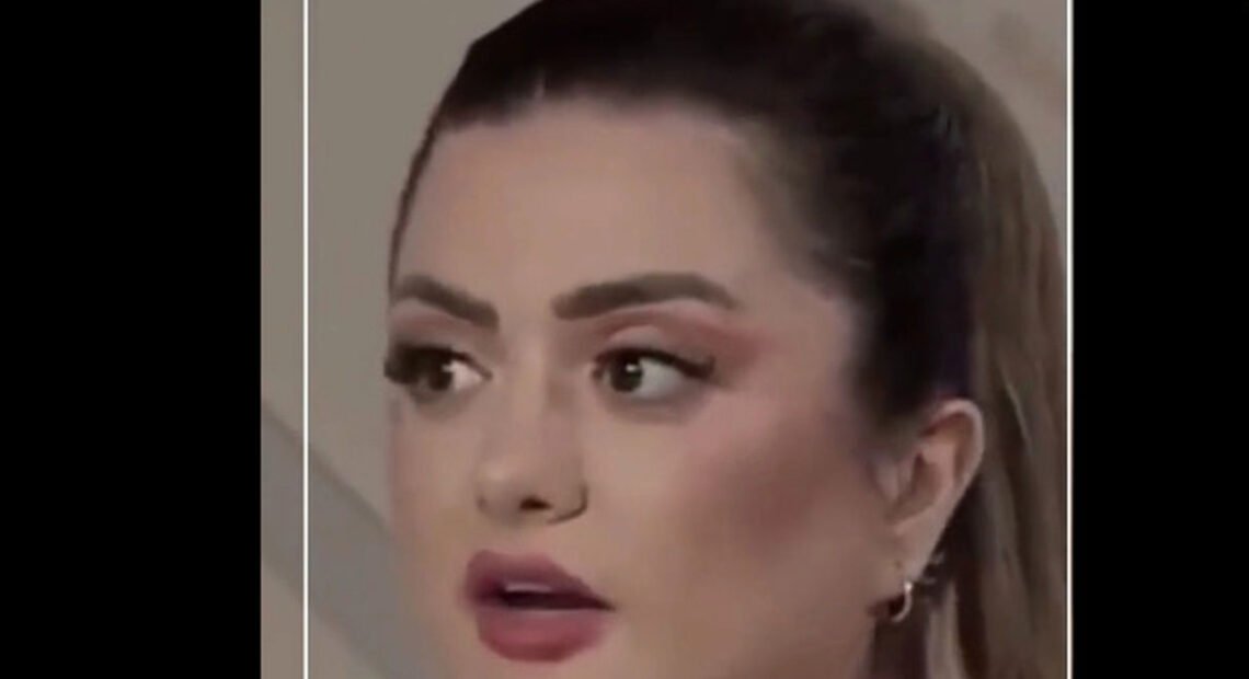 فیلم گریه های خانم مجری شبکه من و تو در آنتن زنده