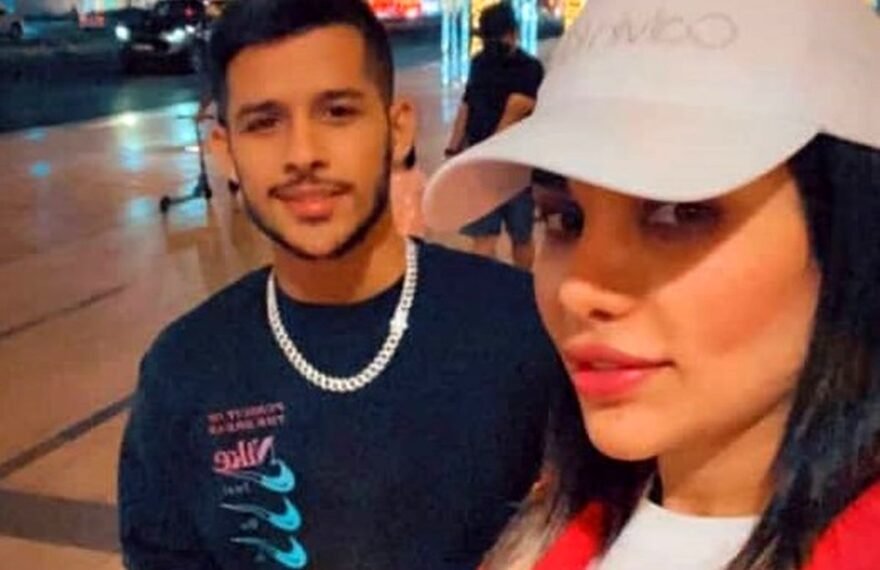 مهدی قائدی و همسرش