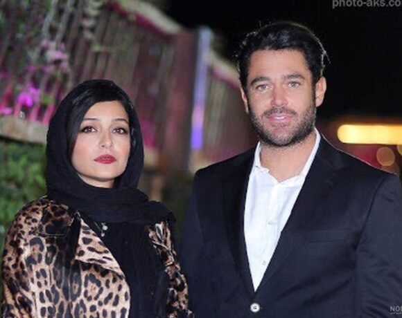 محمدرضا گلزار و همسرش