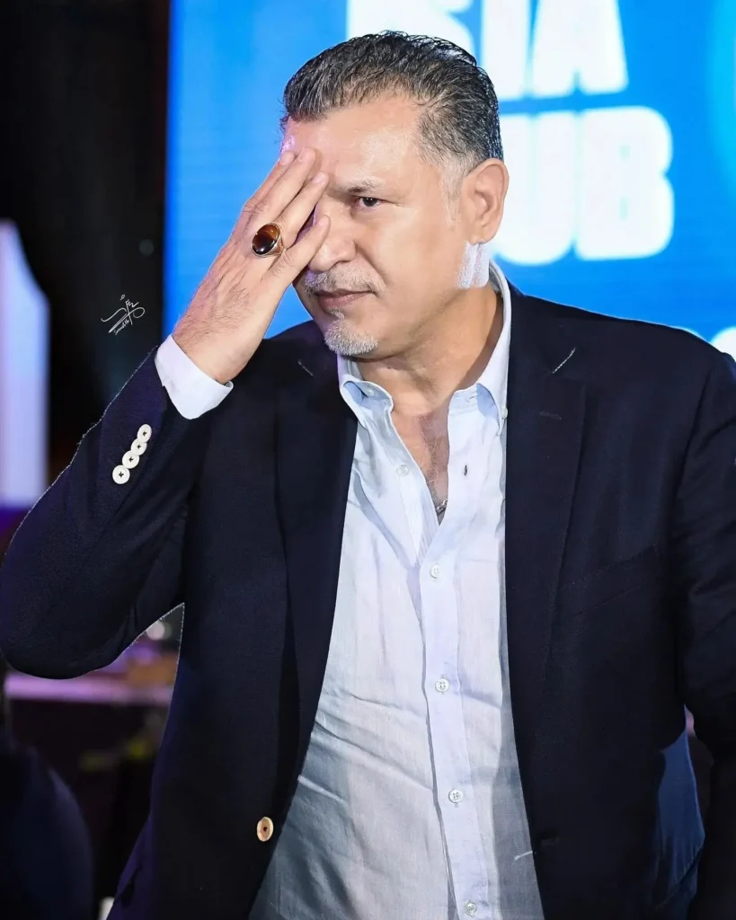 حضور هانیه توسلی و علی دایی در یک مراسم 